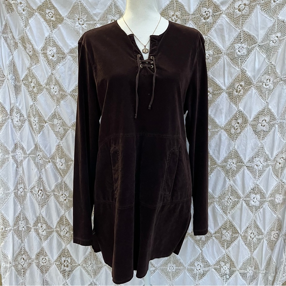 Y2K Brown Long Sleeve Mini Dress / Transit Par Such